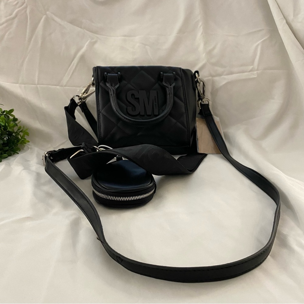 Steve Madden Bbabi Convertible Crossbody Bag - Black